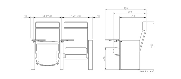 kursi auditorium 3501MB_ drawing