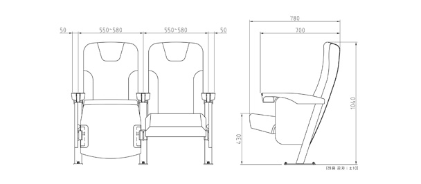 kursi cinema 1070S_01_01-1 drawing